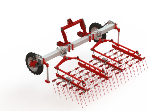WG 0009 - Flex harrow 300 3D 模型
