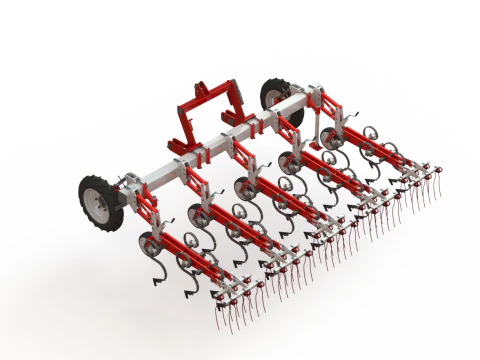 WG 0002 - Complete range of 45 inter-row cultivators 3D Model