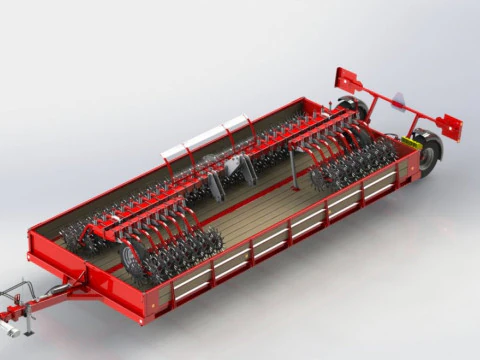 WG 0003 - Complete range of 3 rotary harrow 3D Model