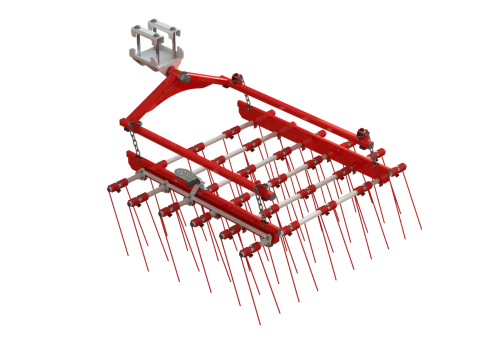 WG 0009 - Полный ассортимент 5-гибких борон 3D Модель