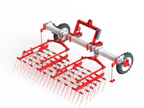WG 0009 - Повний асортимент борон 5 flex 3D Модель