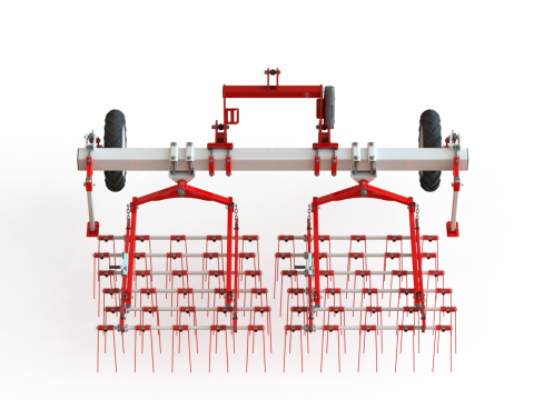 WG 0009 - Полный ассортимент 5-гибких борон 3D Модель