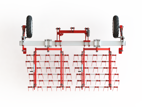 WG 0009 - Полный ассортимент 5-гибких борон 3D Модель
