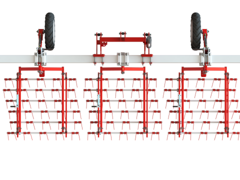 WG 0009 - Полный ассортимент 5-гибких борон 3D Модель