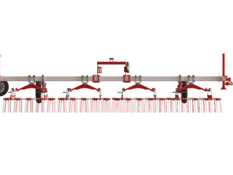 WG 0009 - Полный ассортимент 5-гибких борон 3D Модель