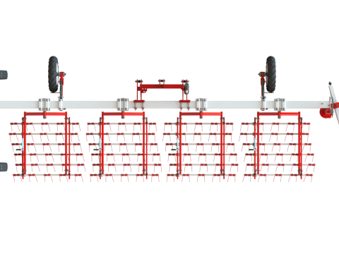 WG 0009 - Полный ассортимент 5-гибких борон 3D Модель