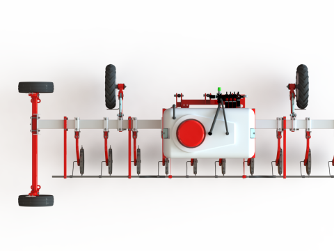 WG 0011 - 4 種類の液体肥料散布機の全製品ラインナップ 3Dモデル