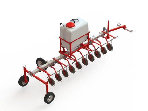 WG 0011 - Complete range of 4 liquid fertilizer applicators 3D Model