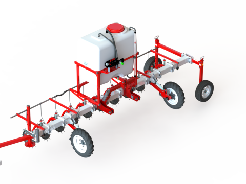 WG 0011 - 4 種類の液体肥料散布機の全製品ラインナップ 3Dモデル