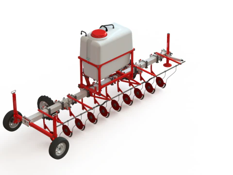 WG 0011 - Complete range of 4 liquid fertilizer applicators 3D Model