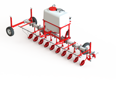 WG 0011 - 4 種類の液体肥料散布機の全製品ラインナップ 3Dモデル