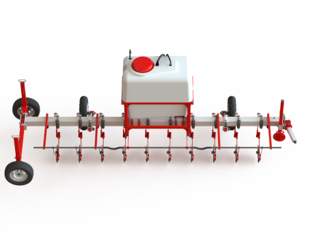 WG 0011 - 4 種類の液体肥料散布機の全製品ラインナップ 3Dモデル