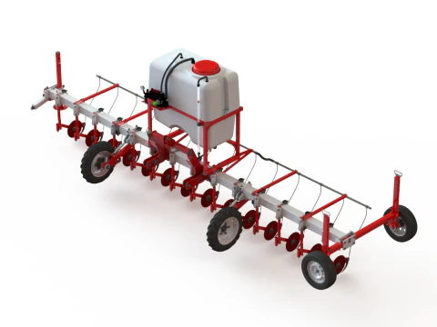 WG 0011 - Complete range of 4 liquid fertilizer applicators 3D Model