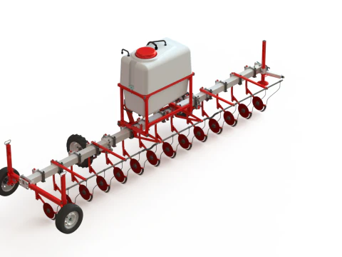 WG 0011 - Complete range of 4 liquid fertilizer applicators 3D Model