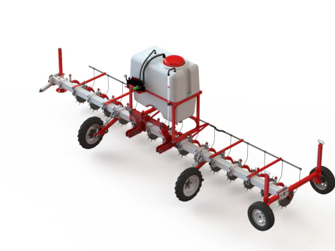 WG 0011 - Complete range of 4 liquid fertilizer applicators 3D Model