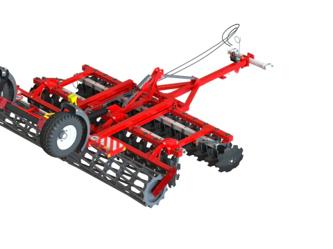 WG 0007 - Grade de discos pesada semi-montada 4m Modelo 3D