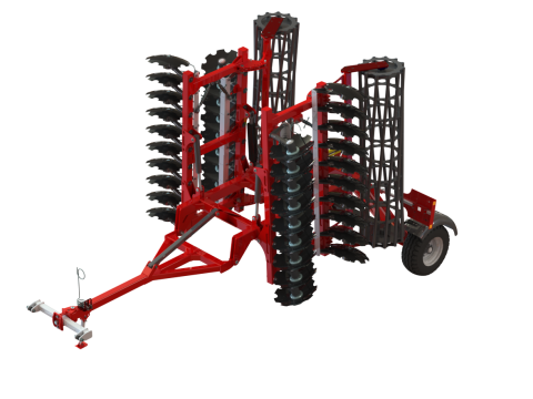 WG 0007 – Aufsattel-Schwerscheibenegge 5 m 3D Modell