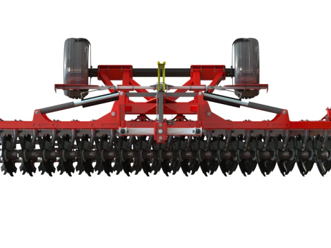 WG 0007 - Semi-mounted heavy disc harrow 5m 3D Model