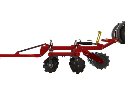 WG 0007 - Garu cakram berat semi-mount 6m Model 3D