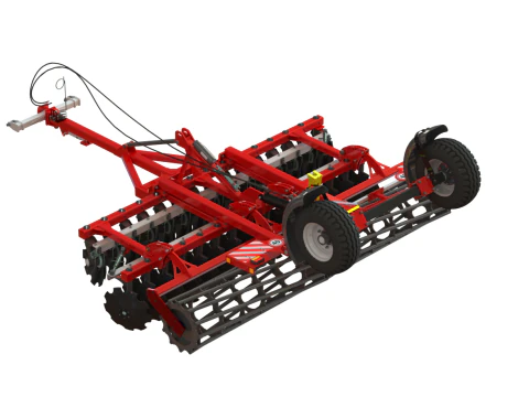 WG 0007 - Complete range of 6 semi-mounted heavy disc harrow 3D Model