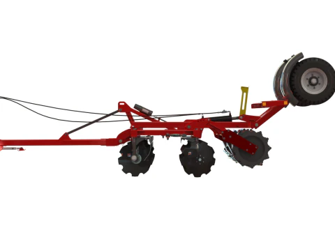 WG 0007 - Complete range of 6 semi-mounted heavy disc harrow 3D Model