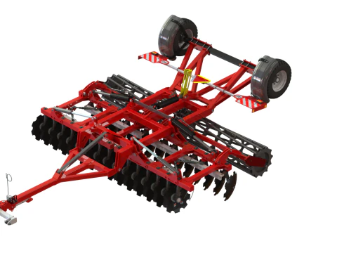 WG 0007 - Complete range of 6 semi-mounted heavy disc harrow 3D Model