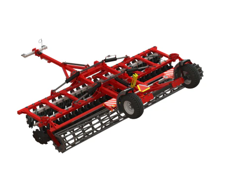 WG 0007 - Complete range of 6 semi-mounted heavy disc harrow 3D Model