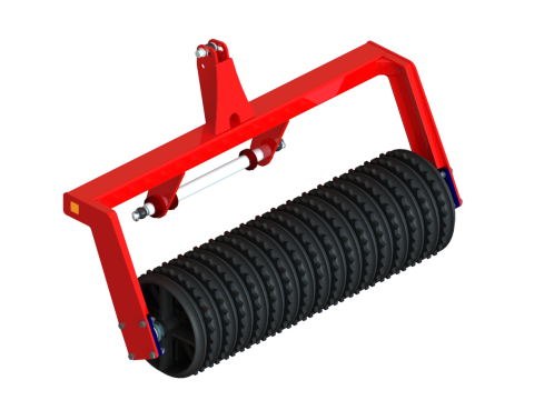 WG 0001 - 3 つの取り付けられた多目的ローラーの全製品範囲 3Dモデル