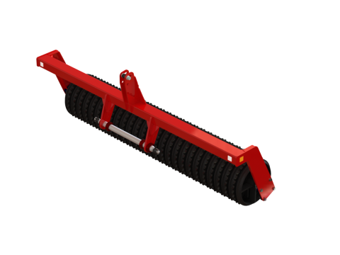 WG 0001 - 3 つの取り付けられた多目的ローラーの全製品範囲 3Dモデル