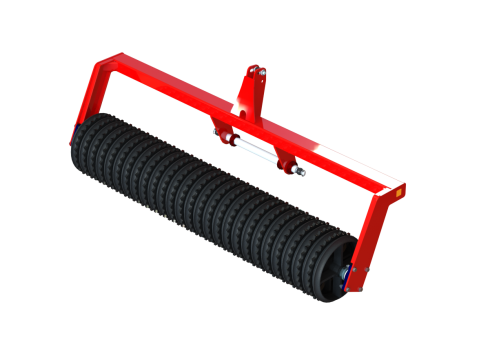 WG 0001 - 3 つの取り付けられた多目的ローラーの全製品範囲 3Dモデル