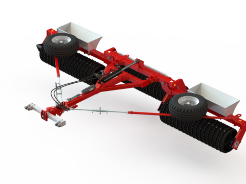 WG 0001 - Gama completa de 3 rolos multiusos semi-montados Modelo 3D