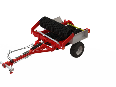 WG 0001 - Gamma completa di 3 rulli multiuso semiportati Modello 3D