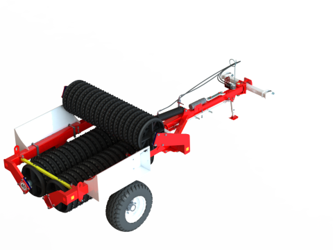 WG 0001 - Gamma completa di 3 rulli multiuso semiportati Modello 3D