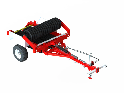 WG 0001 - Gamma completa di 3 rulli multiuso semiportati Modello 3D