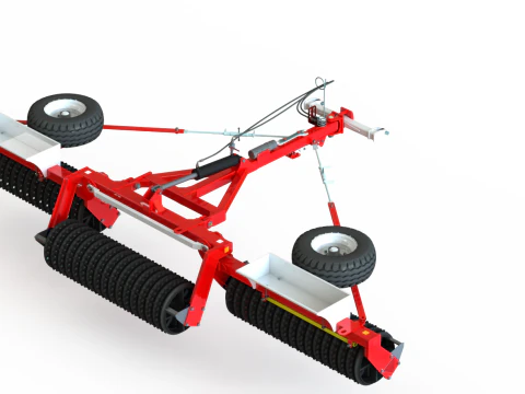 WG 0001 - Полный ассортимент 3-х полунавесных универсальных катков 3D Модель