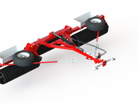 WG 0001 - Gamma completa di 3 rulli multiuso semiportati Modello 3D