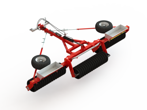 WG 0001 - Gamma completa di 3 rulli multiuso semiportati Modello 3D