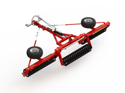 WG 0001 - Gamma completa di 3 rulli multiuso semiportati Modello 3D