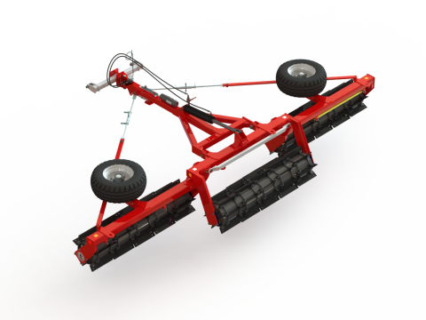 WG 0001 - Gamma completa di 3 rulli multiuso semiportati Modello 3D