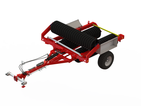 WG 0001 - Gamma completa di 3 rulli multiuso semiportati Modello 3D