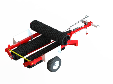 WG 0001 - Gamma completa di 3 rulli multiuso semiportati Modello 3D