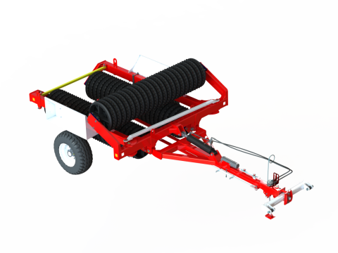 WG 0001 - Gamma completa di 3 rulli multiuso semiportati Modello 3D