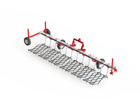 WG 0012 - 5 monteli ağır dişli tırmıktan oluşan eksiksiz &uuml;r&uuml;n yelpazesi 3D Model