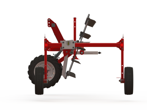 WG 0012 - Gamma completa di erpici portati a 5 denti pesanti Modello 3D