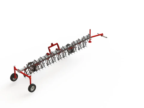 WG 0012 - 5 monteli ağır dişli tırmıktan oluşan eksiksiz &uuml;r&uuml;n yelpazesi 3D Model
