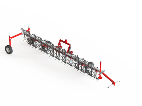 WG 0012 - 5 monteli ağır dişli tırmıktan oluşan eksiksiz &uuml;r&uuml;n yelpazesi 3D Model