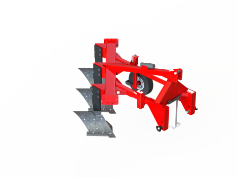WG 0006 - Полный ассортимент трехскоростных комбинированных плугов 3D Модель