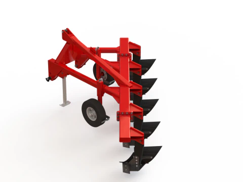WG 0006 - Complete range of 3 high speed combination plow 3D Model
