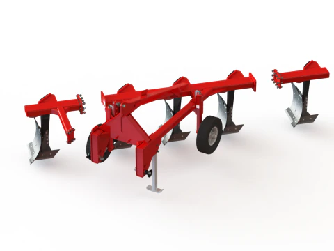 WG 0006 - Complete range of 3 high speed combination plow 3D Model