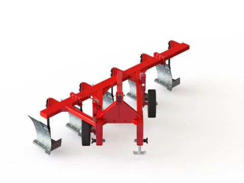 WG 0006 - Complete range of 3 high speed combination plow 3D Model